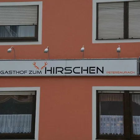 Gasthof Zum Hirschen Estalagem Petersaurach